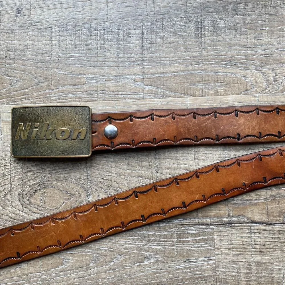 Unbranded Women's Brown and Gold Belt